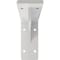 Ekena Millwork Embrey Steel Bracket, Hammered White 2"W x 10"D x 4 3/4"H BKTM02X10X04EBHWH - alternate 10